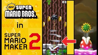 Recreating NSMB items in Super Mario Maker 2