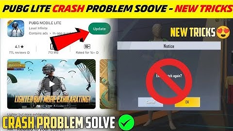 Pubg Mobile Lite New update 😍 Crash fix ? Pubg Lite Official Update How to Set_up APK+obb pubg lite