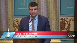 Sen. Barrett speaks on unacceptable conditions for Michigan National Guard
