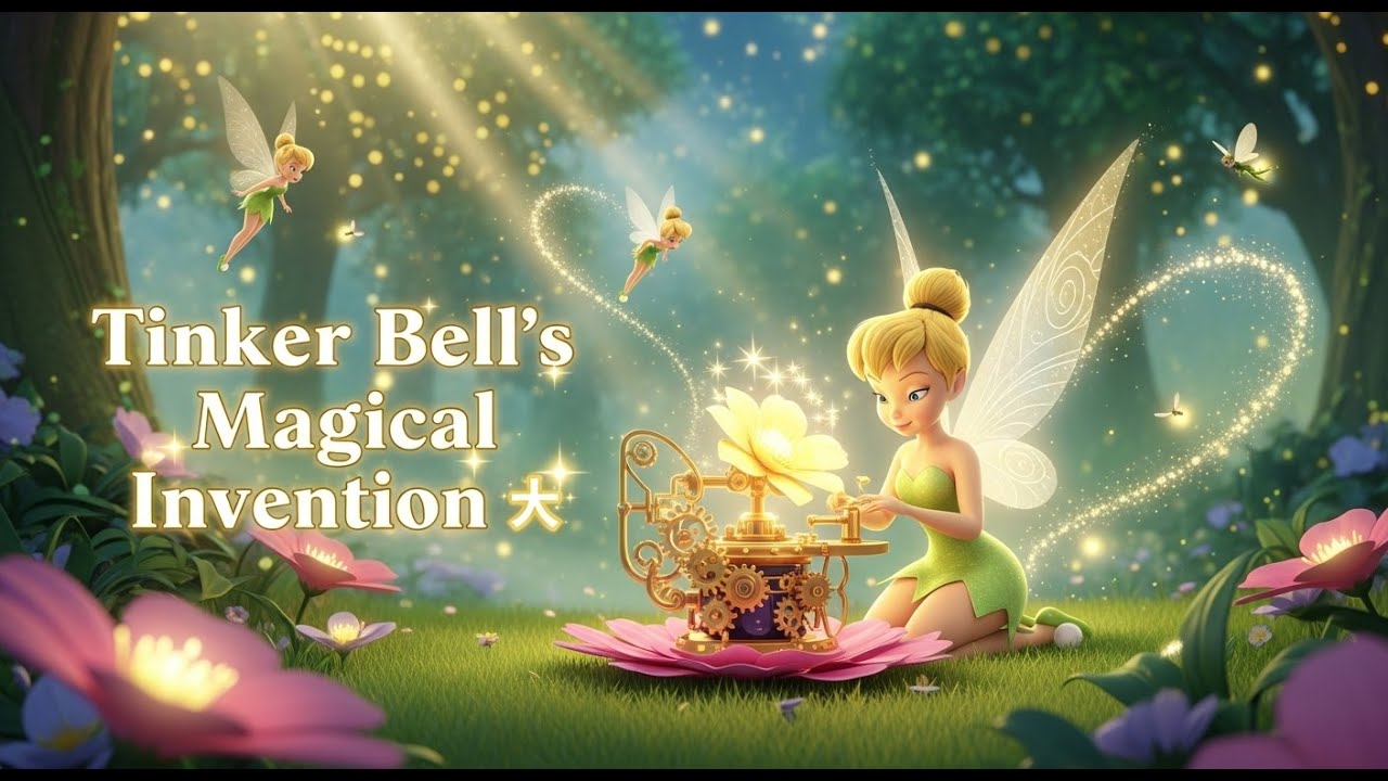 Tinker Bell’s Magical Invention 🧚✨ | Fairy Tale in Pixie Hollow | English Bedtime Story for Kids