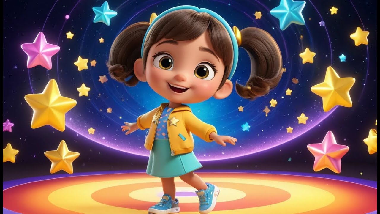 Twinkle Counting Stars – Guess the Number! | Fun Kids Counting Rhyme | Magical Star Adventure