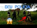 Quase tomei tiro / a policia apareceu de surpresa / detector de metais