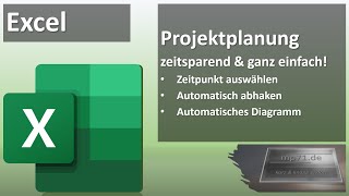 Projektplanung Mit Kontrollkästchen Und Automatischem Diagramm Excel Tutorial