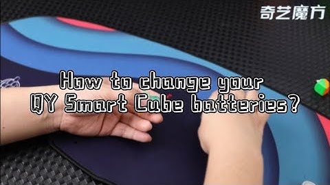 How to change your QY Smart Cube batteries?
