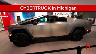 CyberTruck on display in Michigan