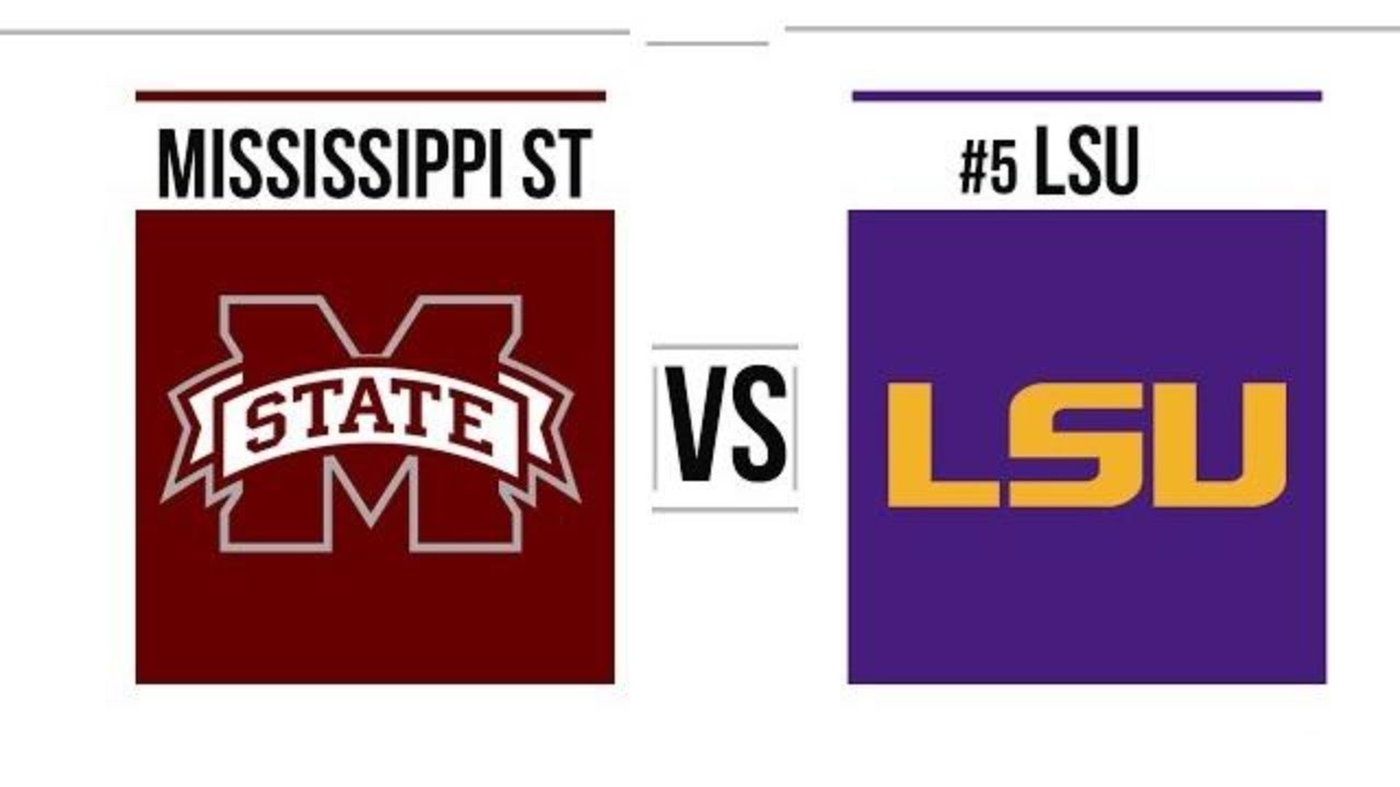 No. 5 LSU Tigers vs. Mississippi State college football video ...