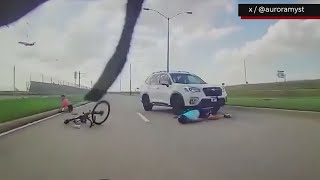 Caught on video: Cyclists survive after being hit by driver in North Texas