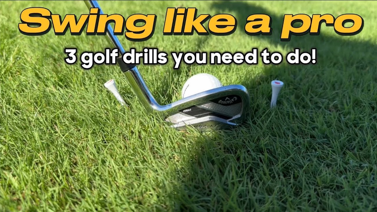 Swing like a pro: the top 3 golf drills you need to try today! - YouTube
