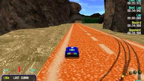 Re-Volt Custom Track Mountain Desert GP by QJN, Time Trial Lap