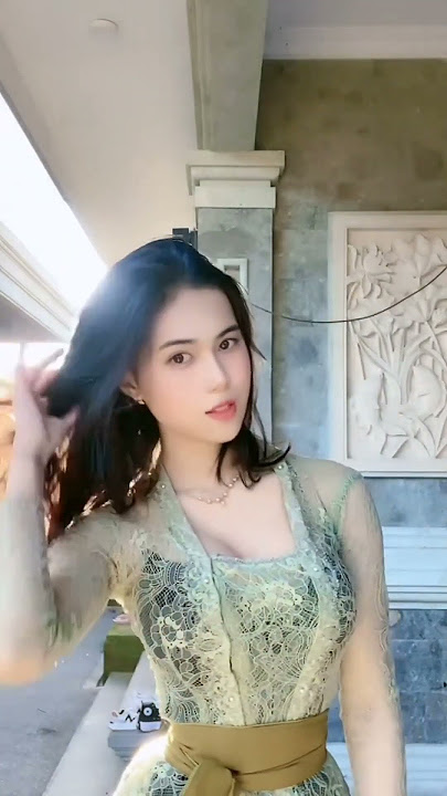 Gadis Bali Kebaya Hijau, Cantik dan Sexy #108 #shorts #short