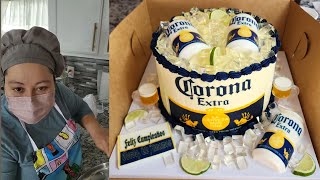 Corona Beer Cake with Jellies