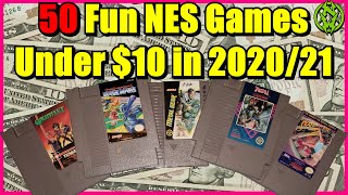 50 Fun NES Games Under $10 in 2020 / 2021 - With 12 special guests | Nefarious Wes