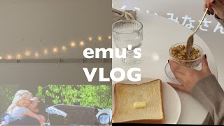 \VLOG/1人でも楽しく引きこもる.おうち映画館を開場した休日🍿.１人暮らしの学生