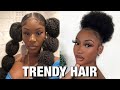 😎✨TRENDY NATURAL HAIRSTYLES IN 2021 + EDGES | Natural Hairstyles 2k21