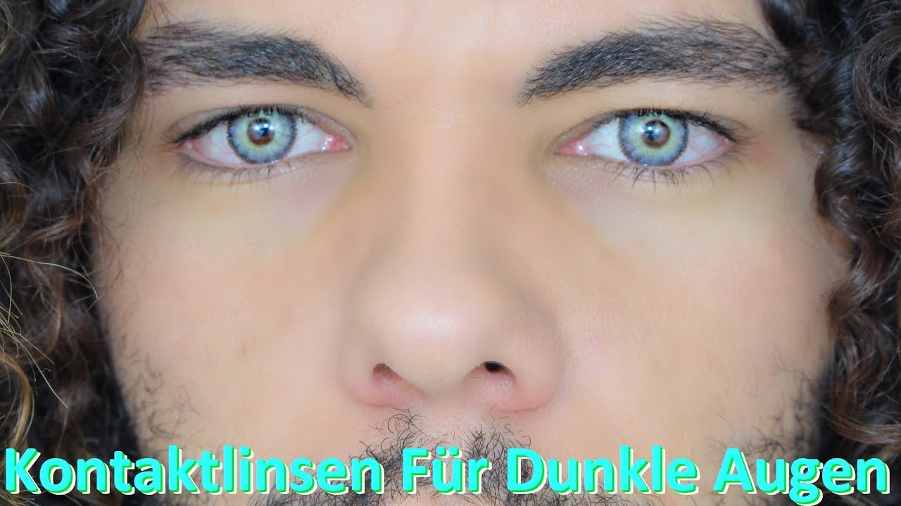 Perfekte Farbige Kontaktlinsen Fur Dunkel Braune Augen Von Iris Beauty Youtube