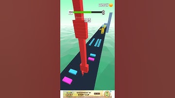 Stack Colors Level 124 Walkthrough | Brain Out Master | #shorts