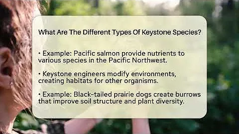 What Are The Different Types Of Keystone Species? - Ecosystem Essentials