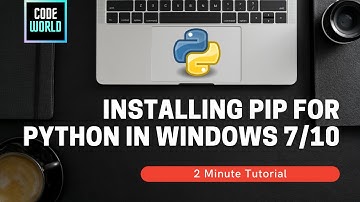 Install PIP for Python on Windows 10/7 | 2 Minute Tutorial | 2021