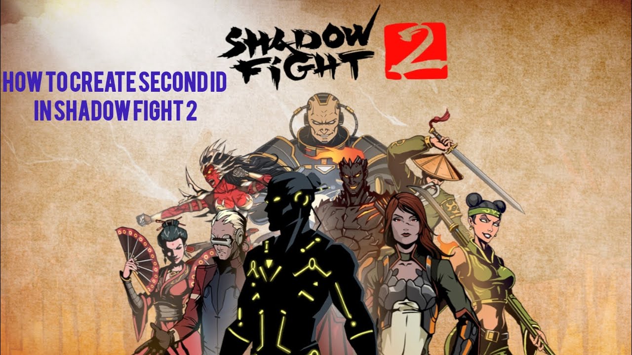 Second Player Shadow How to create second ID in shadow fight 2 - YouTube