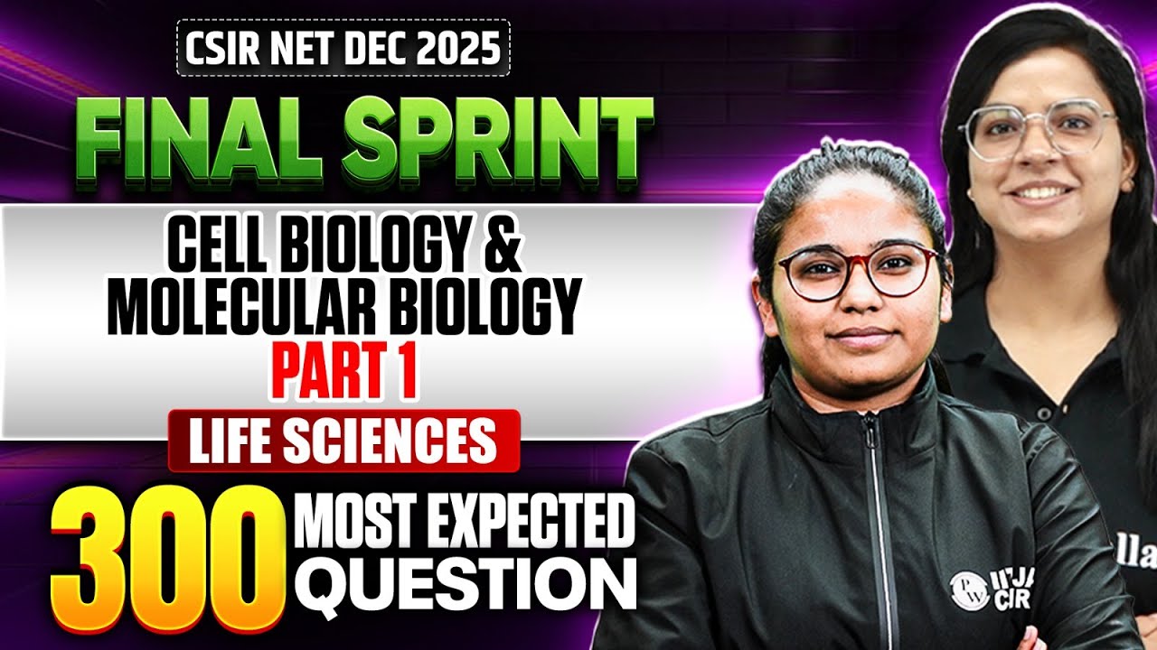 Cell biology & Molecular Biology | CSIR NET Life Science | CSIR NET ...