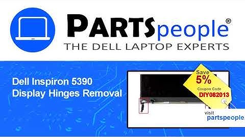 Dell Inspiron 5390 (P114G001) Display Hinges How-To Video Tutorial