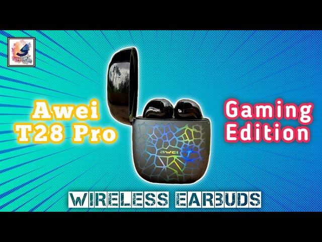 Casque Bluetooth sans fil Awei T28 Pro Gaming (jaune)