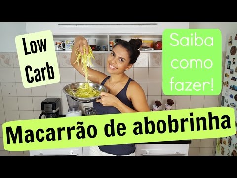 Macarrão de abobrinha | Low carb | Passo a passo | Você Mais Fitness