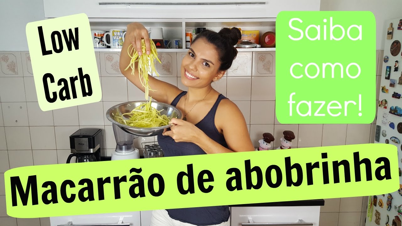 MACARRÃO DE ABOBRINHA LOW CARB PASSO A PASSO VOCÊ MAIS FITNESS