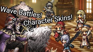 Adjust Difficulty Battles/Warrior EX2/Skins! - JP Ver. Octopath Traveler: Champions of the Continent