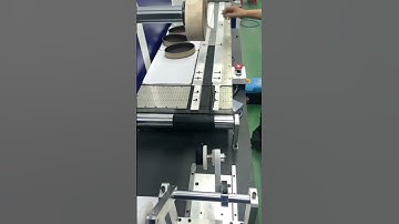 RONGDA Semi automatic oval rigid box making line rigid box machine  #giftbox #customized