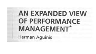 Rethinking Performance Management: Aligning Goals and Actions