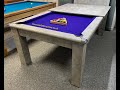 Modern Pool Dining Table in Italian Grey
