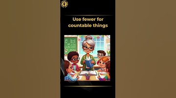 Master Fewer vs. Less in Seconds! ⏱️ #shorts #LearnEnglish