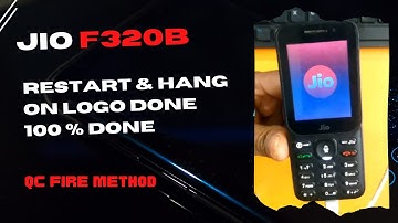 Jio f320b flashing umt tool without any error | F320b hang on Logo