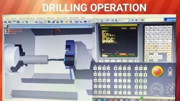 # Drilling Operation in CNC Machine ( Swan Software ) ,Tool Selection ,To take Off-Set & Run Prog...