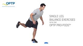 2 Single Leg Balance Exercises using PRO-PODS™