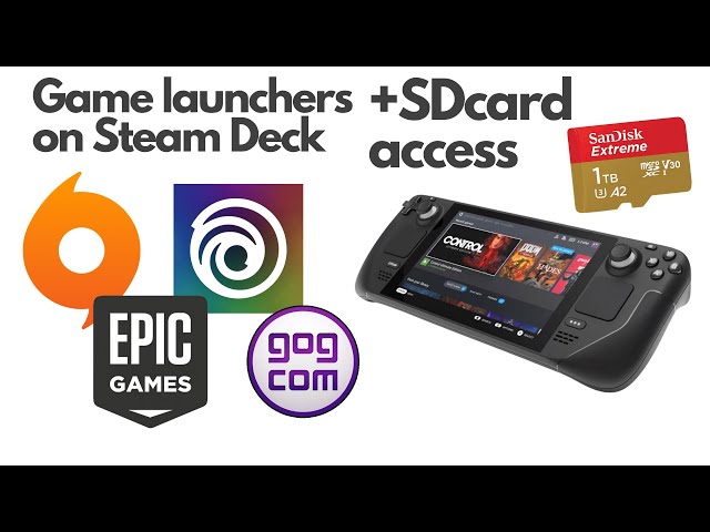 An update on installing Epic Games on Steam Deck, plus accessing the SD  Card