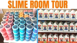 SLIME ROOM TOUR! Slimeshadyshop Slime Room Tour!