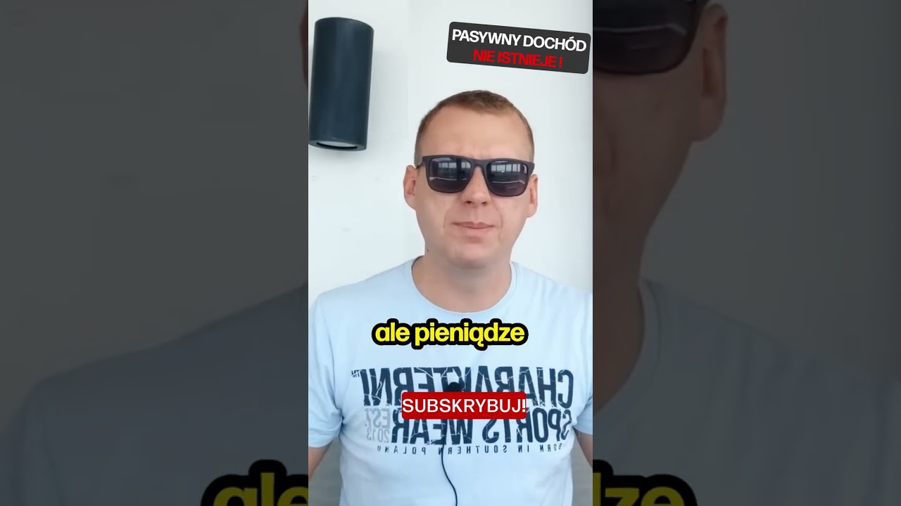 PASYWNY DOCHÓD NIE ISTNIEJE! #shorts