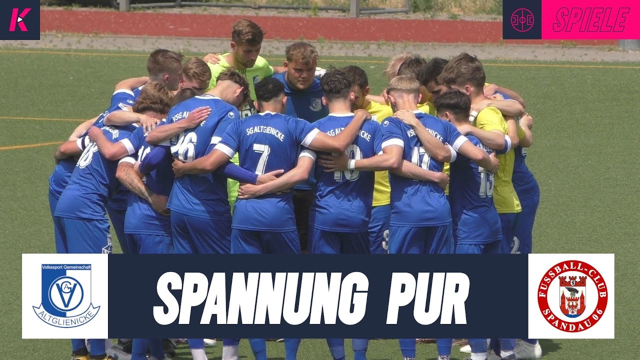 Gelingt den Spandauern das Aufstiegswunder?! | VSG Altglienicke II - FC Spandau