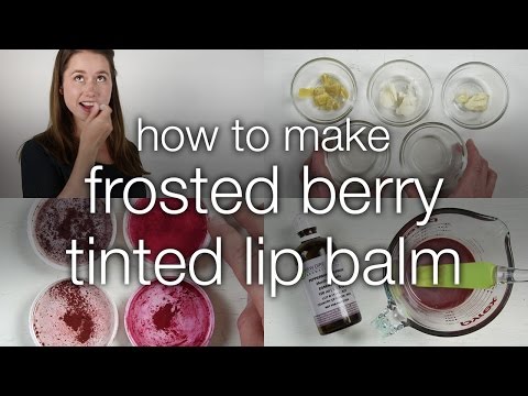 DIY Lip Balm Tutorial! Hoe kunt u uw eigen getinte lippenbalsem te maken!