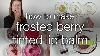 How to Make DIY Frosted Berry Tinted Lip Balm screenshot 1