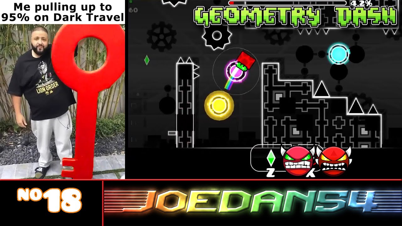 JoeDan54 - Geometry Dash Demon grinding #18 - YouTube