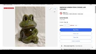 Cookie Jars Sell for a lot on Ebay! Big Money Cookie Jars