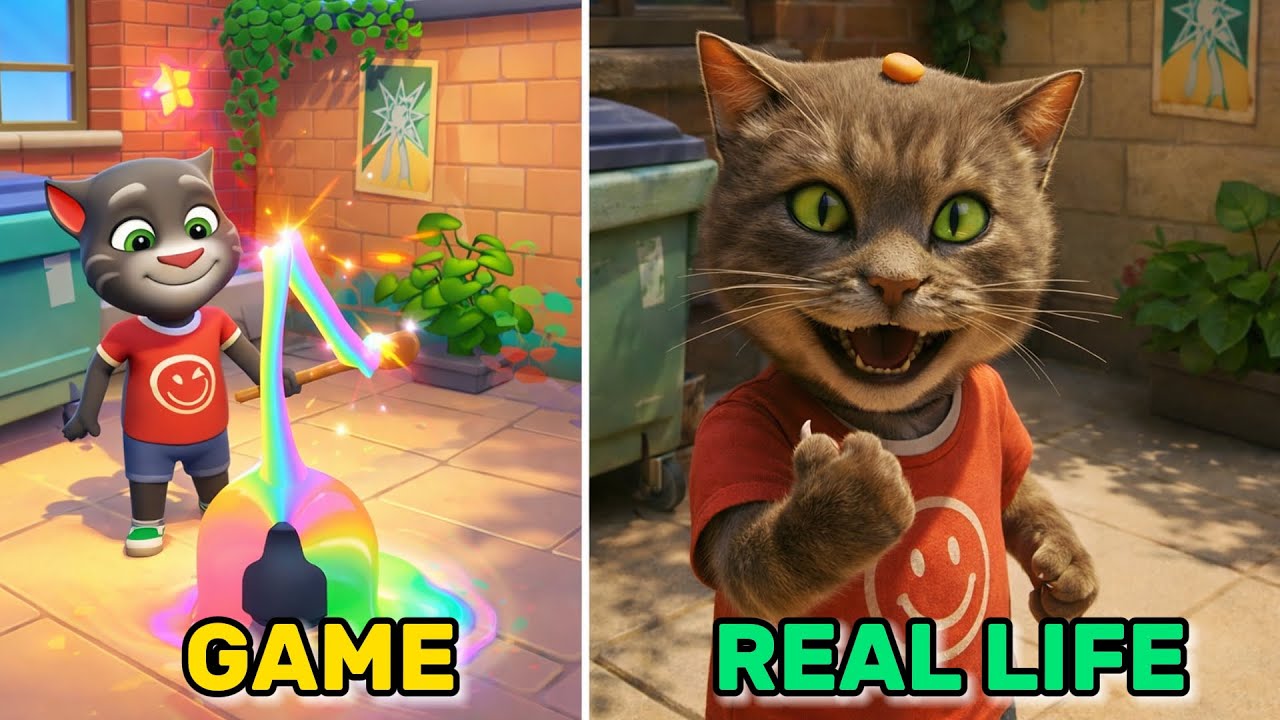 Talking Tom Cat 2025 In Real Life Part 17