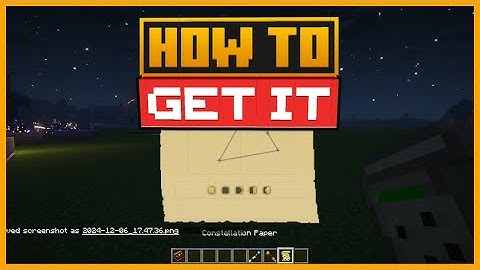 🟨 HOW to GET CONSTELLATION PAPER - ASTRAL SORCERY MINECRAFT MOD