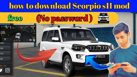 How to download Mahindra Scorpio s11 mod (bus simulator Indonesia) Android gameplay