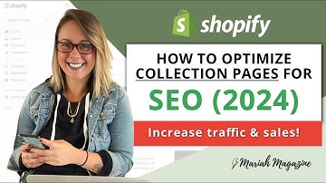 Optimize a Shopify Collection Page for SEO | eCommerce Optimization for Shopify