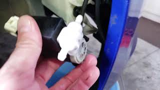Hyundai Veloster windshield washer pump replacement