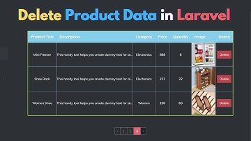 Delete Product Data in Laravel | Laravel E-Commerce Project Tutorial for Beginners